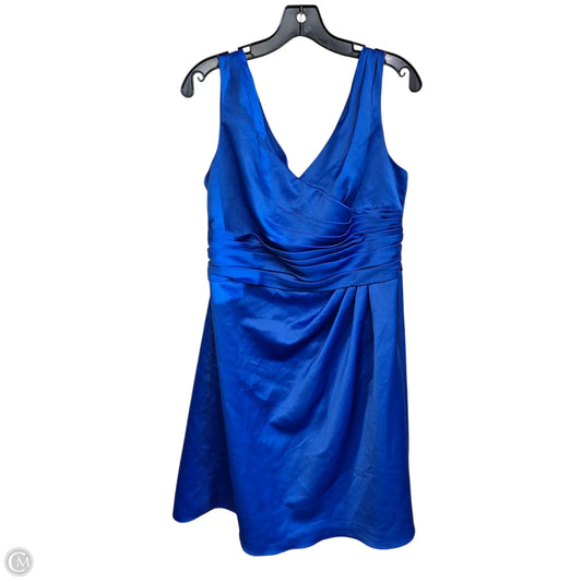 Dress Party Short By Clothes Mentor In Blue, Size: 12