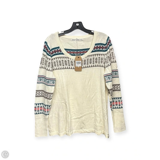 Sweater By Woolrich In Cream, Size: Xl