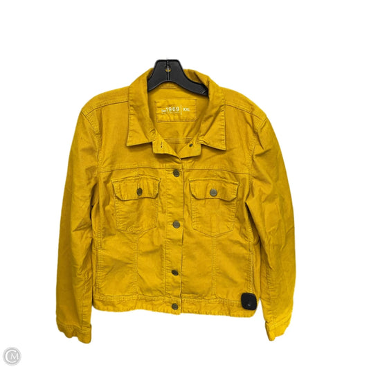 Jacket Other By Gap In Yellow, Size: 2x