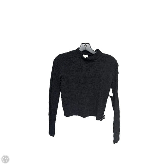 Top Long Sleeve Basic By A New Day In Black, Size: S