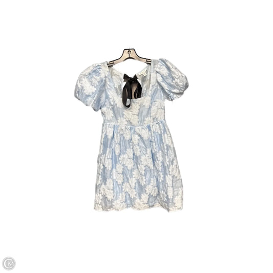 Dress Party Short By Topshop In Blue, Size: 8