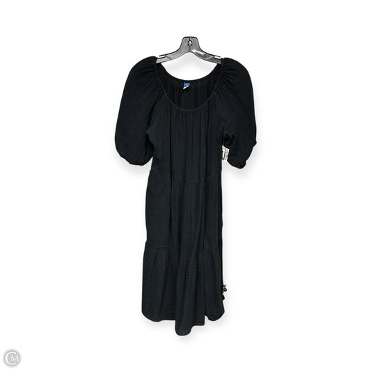 Dress Casual Midi By Old Navy In Black, Size: M