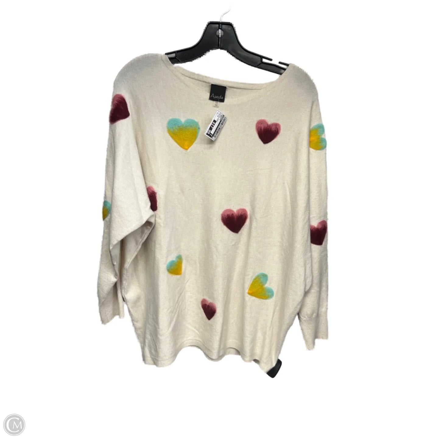 Sweater By Aaeda In Cream, Size: 1x