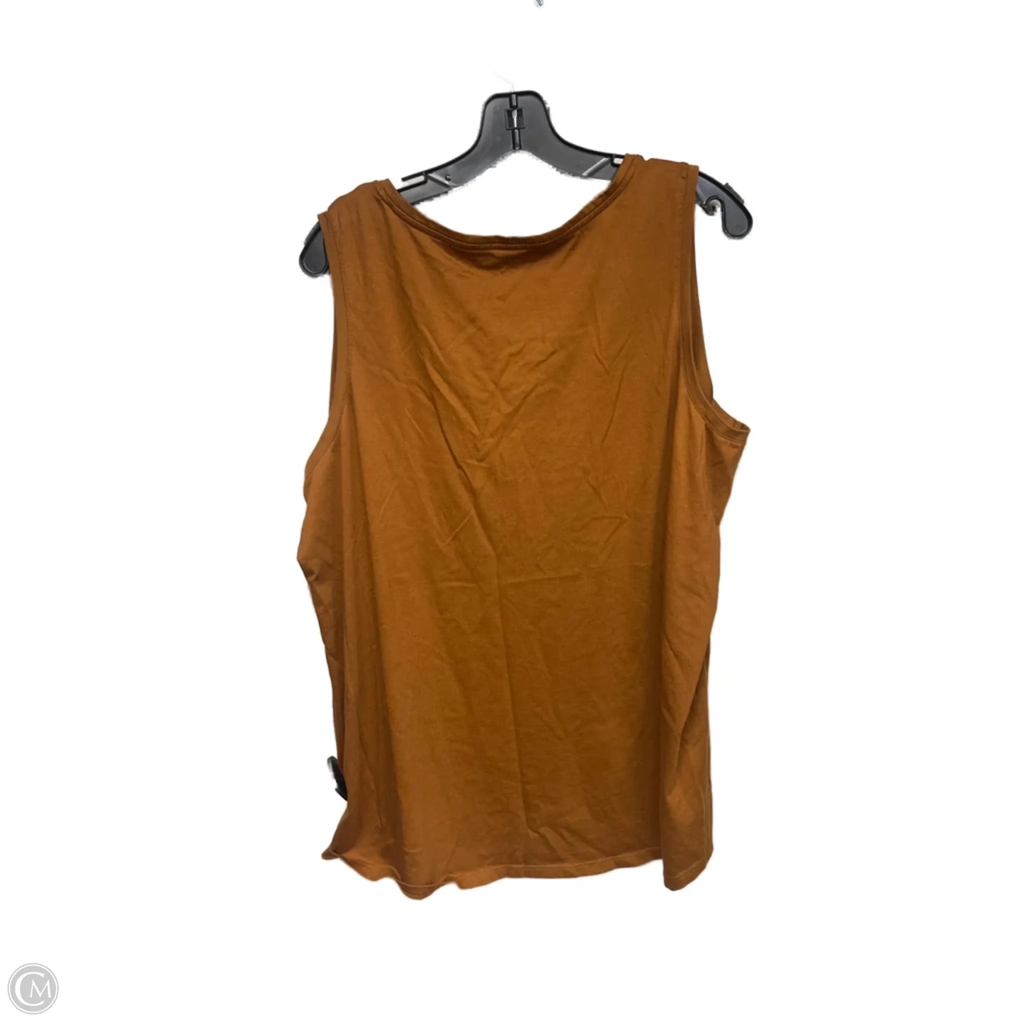 Tank Top By Lands End In Brown, Size: 1x