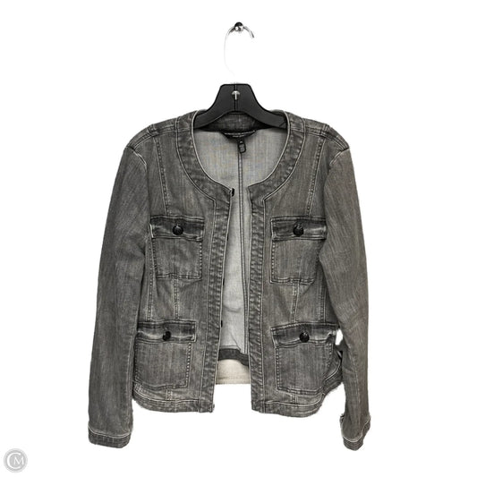 Jacket Denim By White House Black Market In Black, Size: 14