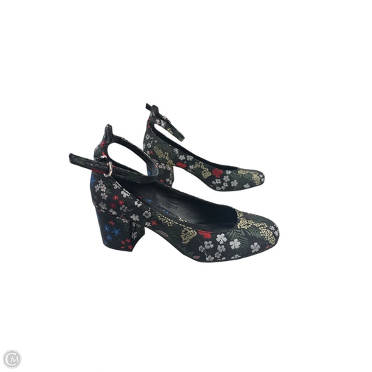 Shoes Heels Block By Bp In Black & Blue, Size: 8