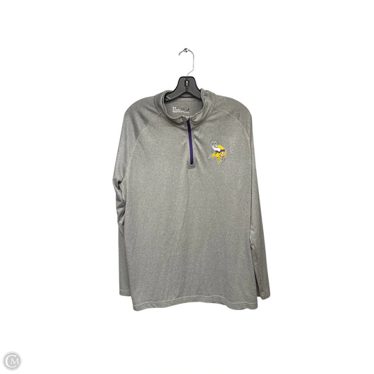 Athletic Sweatshirt Crewneck By Clothes Mentor In Grey, Size: Xl
