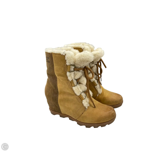 Boots Snow By Sorel In Tan, Size: 9.5