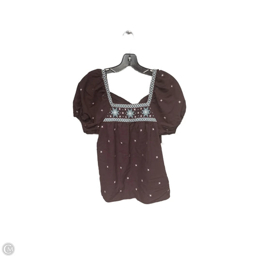Top Short Sleeve By Madewell In Purple, Size: Xxs