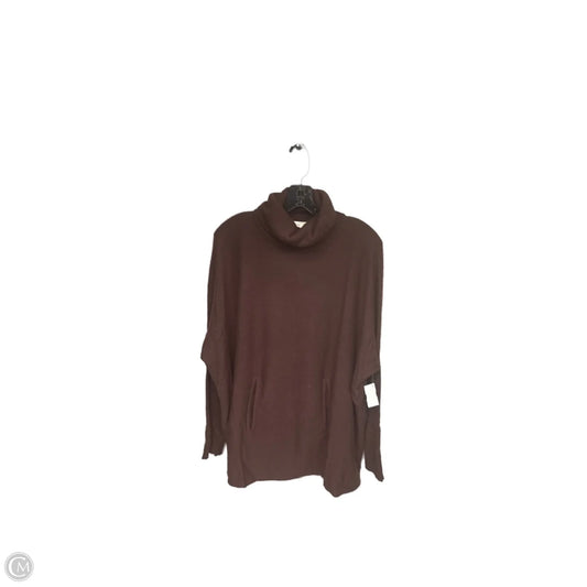 Sweater By Garnet Hill In Brown, Size: L