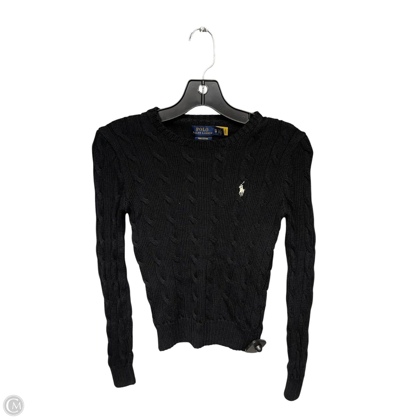 Sweater By Polo Ralph Lauren In Black, Size: Xs