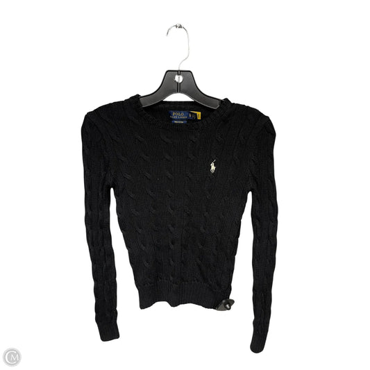 Sweater By Polo Ralph Lauren In Black, Size: Xs