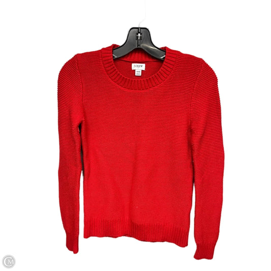 Sweater By J. Crew In Red, Size: Xxs