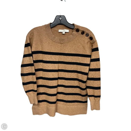 Sweater By Loft In Brown, Size: Xsp