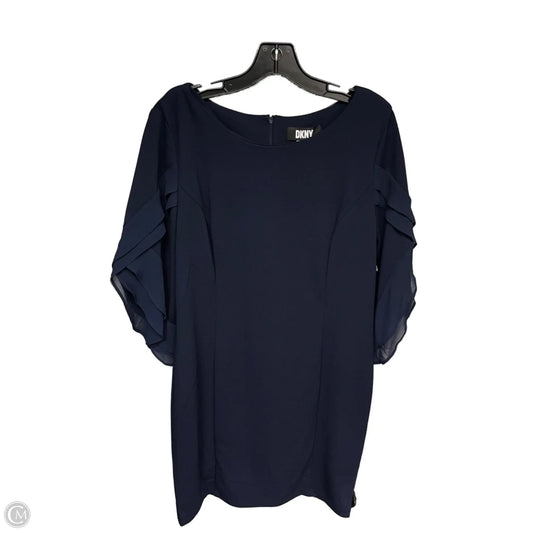 Dress Party Midi By Dkny In Navy, Size: 16