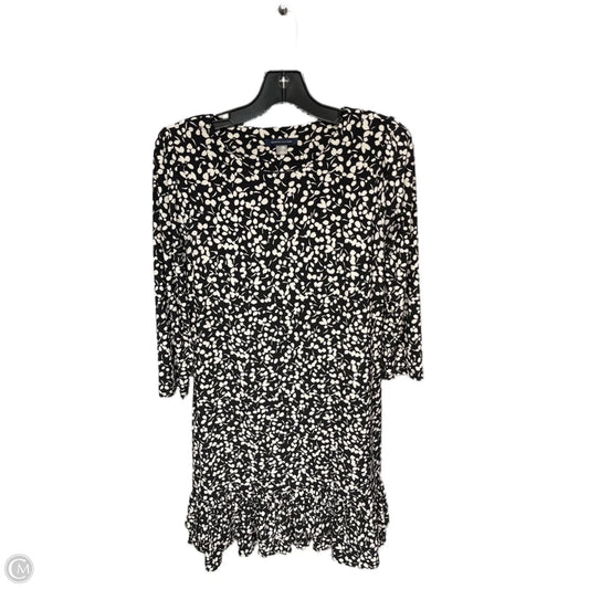 Dress Party Midi By Tommy Hilfiger In Black & Cream, Size: 6