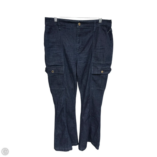 Jeans Boot Cut By Inc In Blue Denim, Size: 14