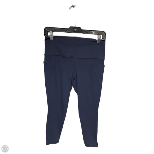 Athletic Capris By Athleta In Navy, Size: Mp