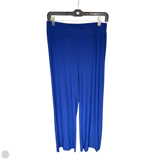 Pants Wide Leg By Iman Hsn In Blue, Size: M