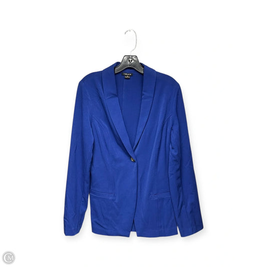 Blazer By Iman Hsn In Blue, Size: M