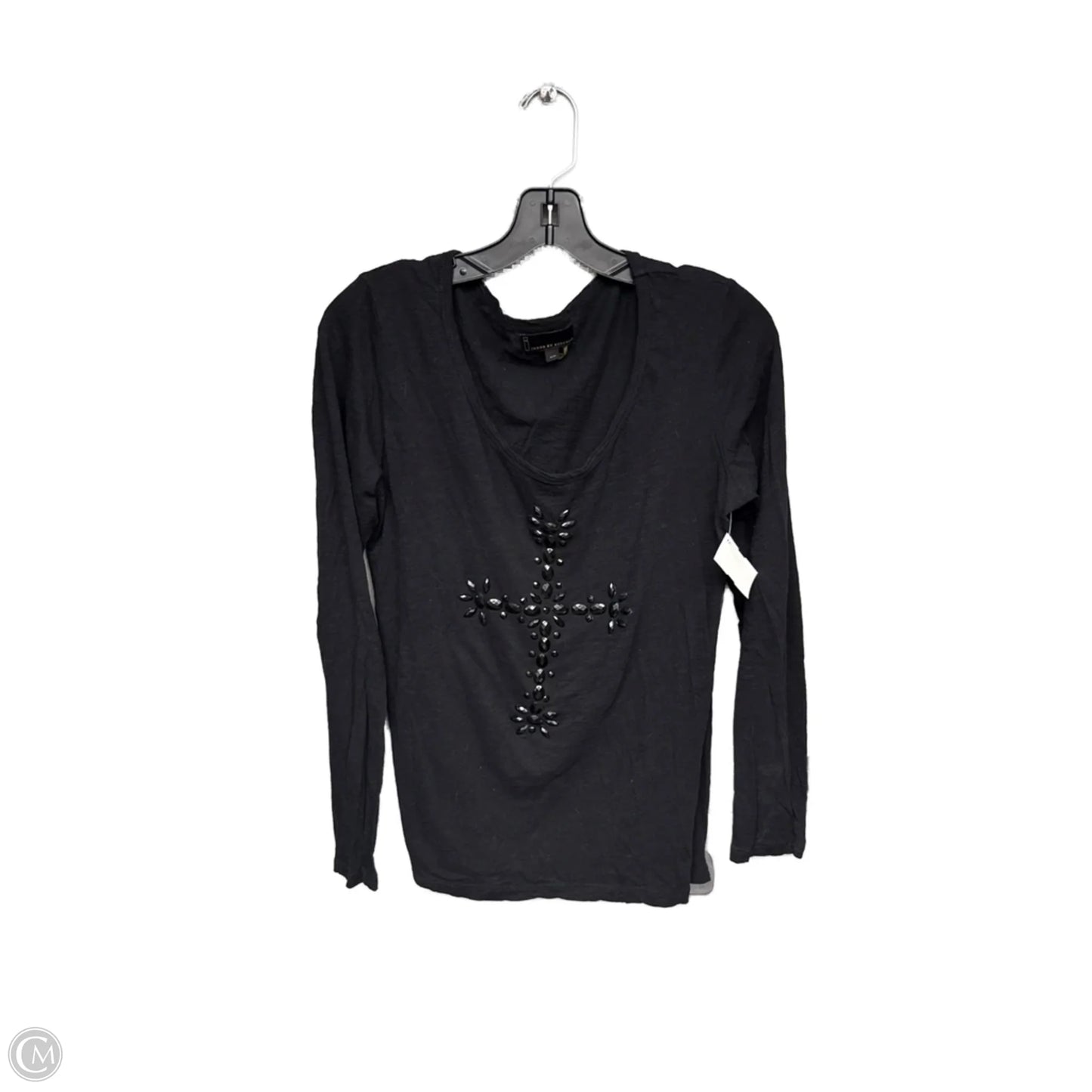 Top Long Sleeve By Jeans By Buffalo In Black, Size: M