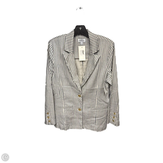 Blazer By Evereve In Blue & White