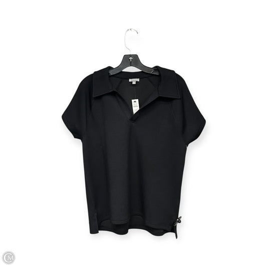 Top Short Sleeve By Talbots In Black, Size: M