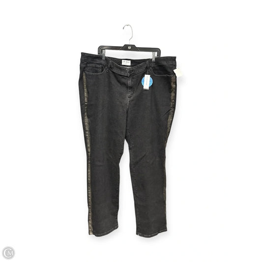 Jeans Straight By Lane Bryant In Black, Size: 3x