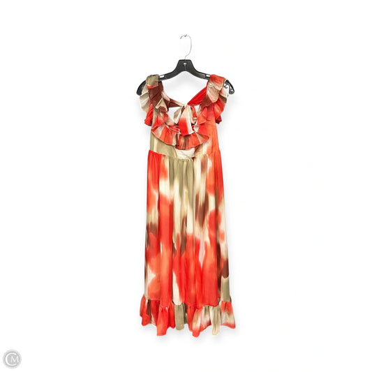 Dress Casual Maxi By Banana Republic In Orange, Size: Xs