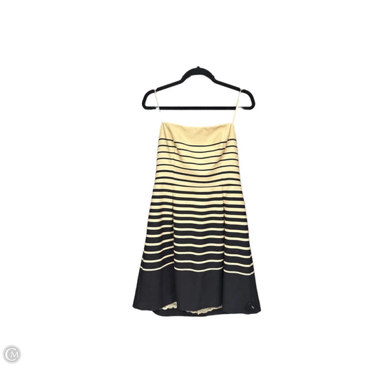 Dress Casual Midi By Trina By Trina Turk In Black & Cream, Size: 12