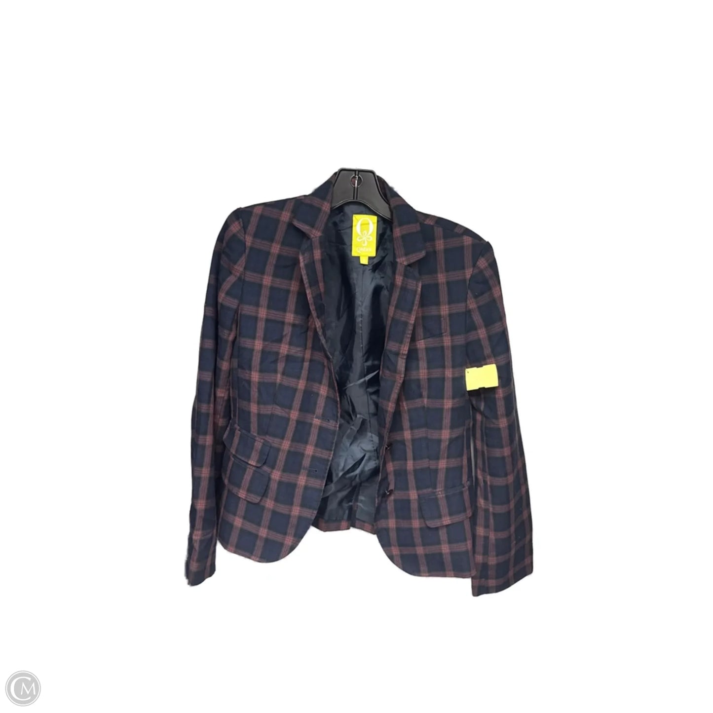 Blazer By Clothes Mentor In Blue & Red, Size: 8