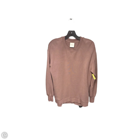 Athletic Sweatshirt Crewneck By Varley In Brown