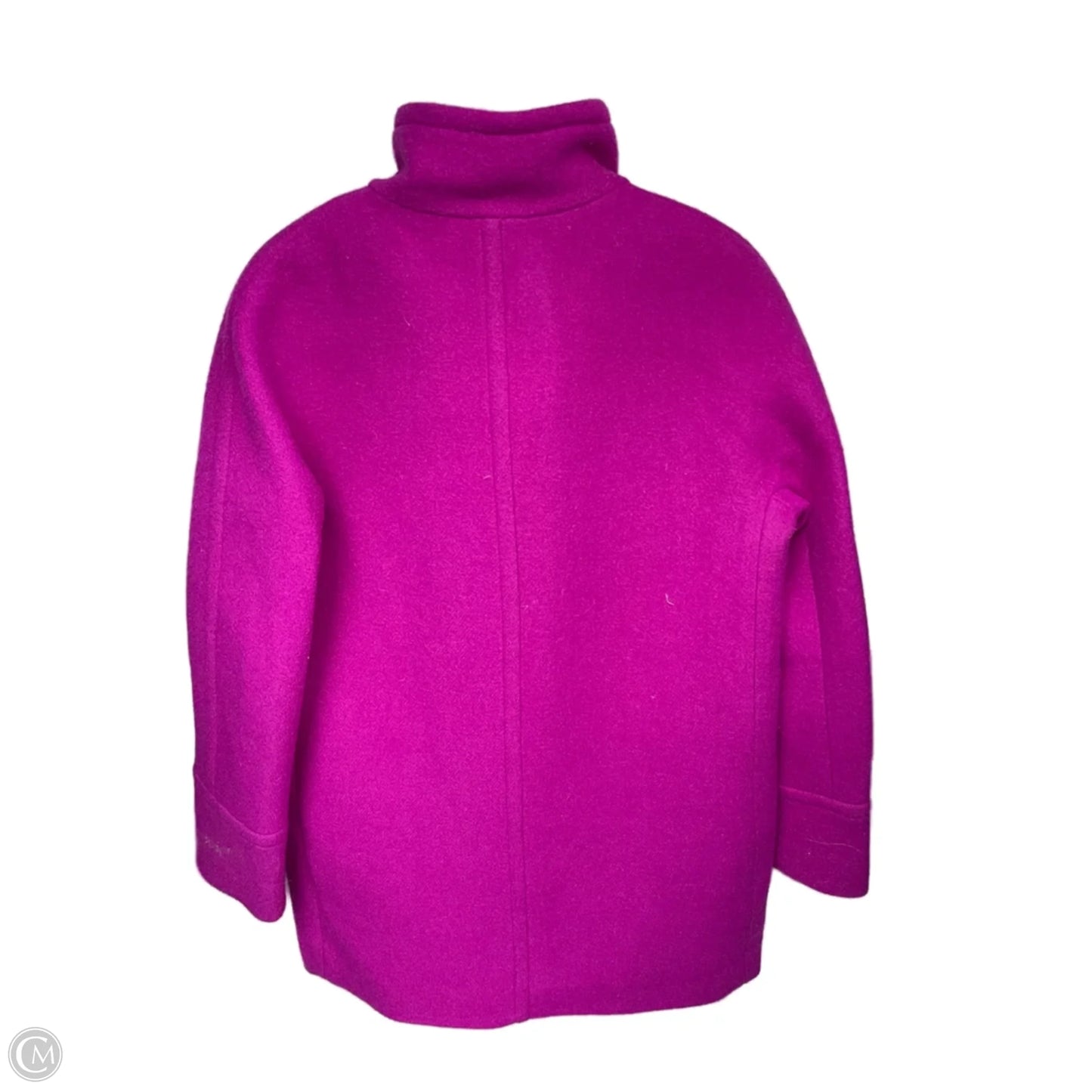 Coat Peacoat By J. Crew In Purple, Size: 6