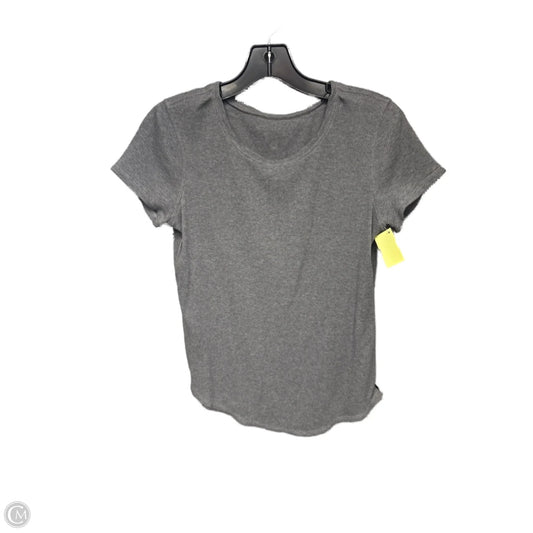 Athletic Top Short Sleeve By Lululemon In Grey