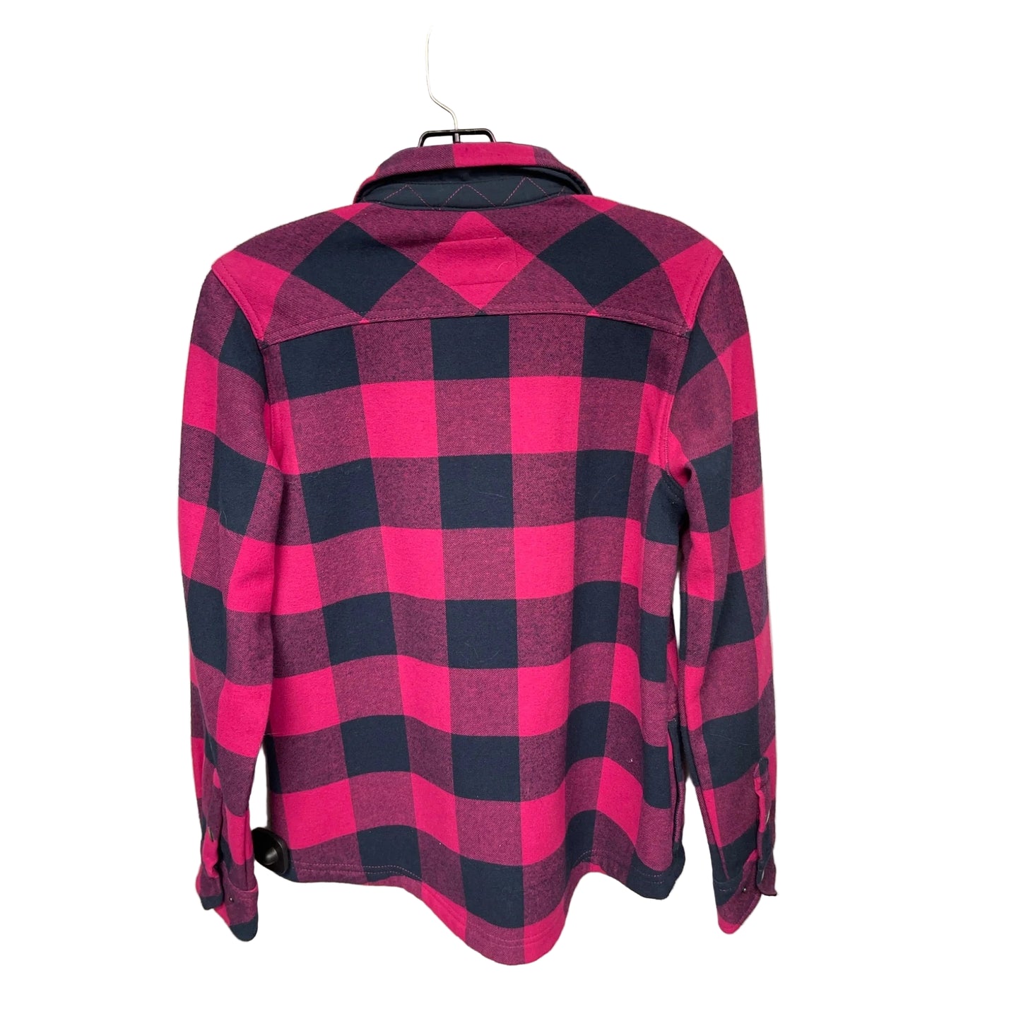 Jacket Shirt By Orvis In Blue & Pink, Size: S