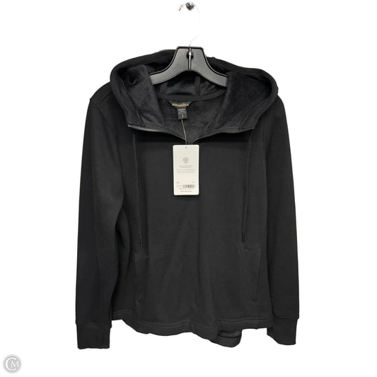 Sweatshirt Hoodie By Athleta In Black, Size: S