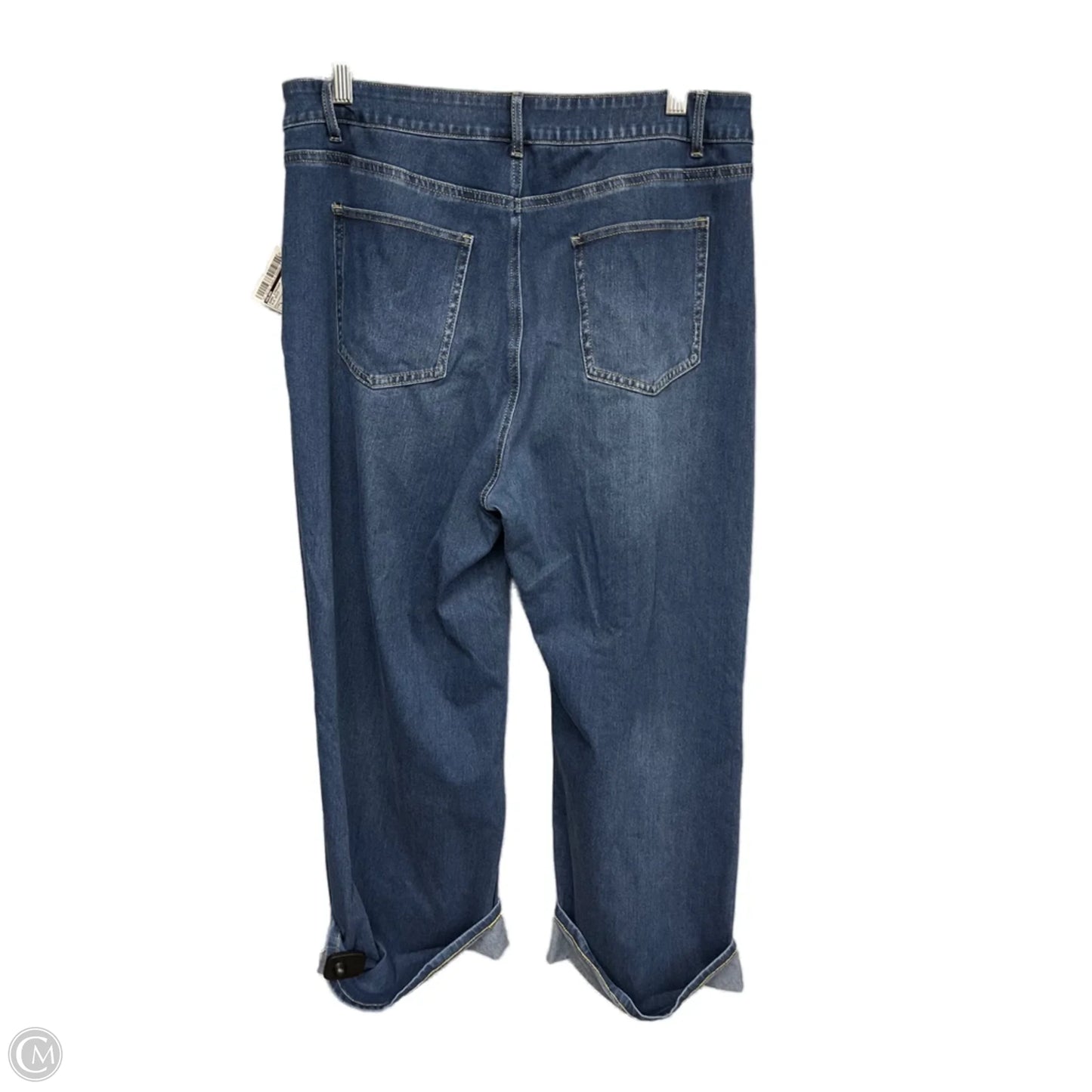 Jeans Straight By Halara In Blue Denim, Size: L