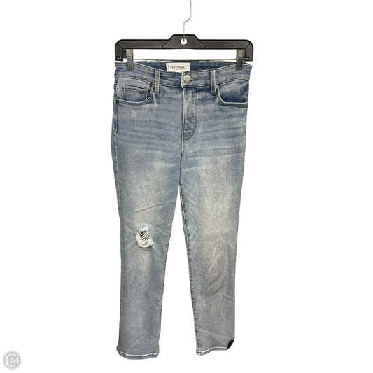 Jeans Straight By Evereve In Blue Denim, Size: 26