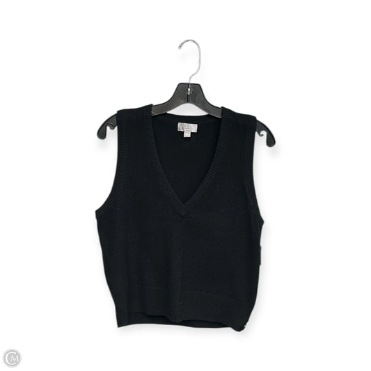 Vest Sweater By J. Crew In Black, Size: M