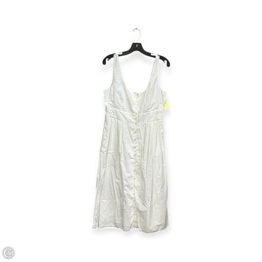 Dress Casual Maxi By J. Crew In White, Size: 10