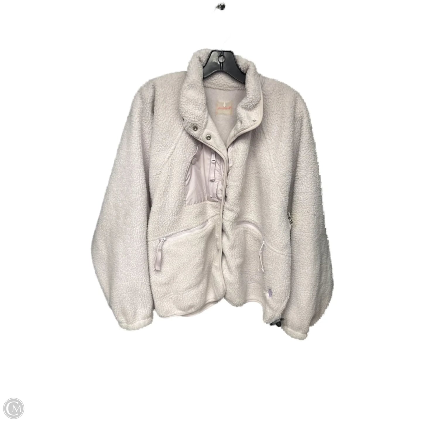 Jacket Faux Fur & Sherpa By Free People In Purple, Size: L