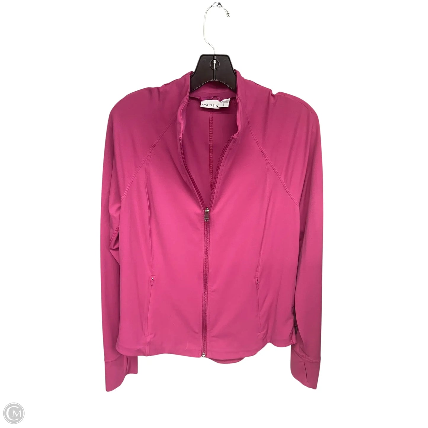Athletic Jacket By Athleta In Pink, Size: L