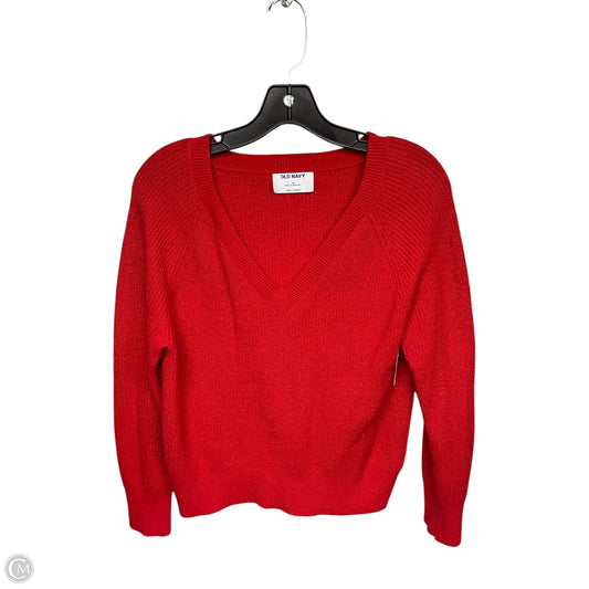 Sweater By Old Navy In Red, Size: Xs