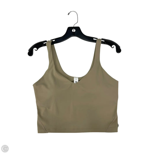 Athletic Bra By Lululemon In Green, Size: 10