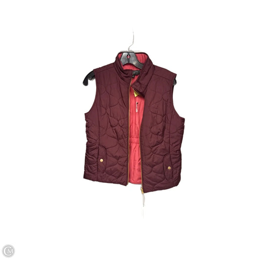 Vest Puffer & Quilted By Talbots In Maroon, Size: Sp