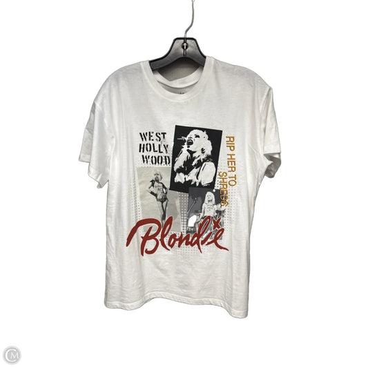 Top Short Sleeve Basic By Clothes Mentor In White, Size: Xl
