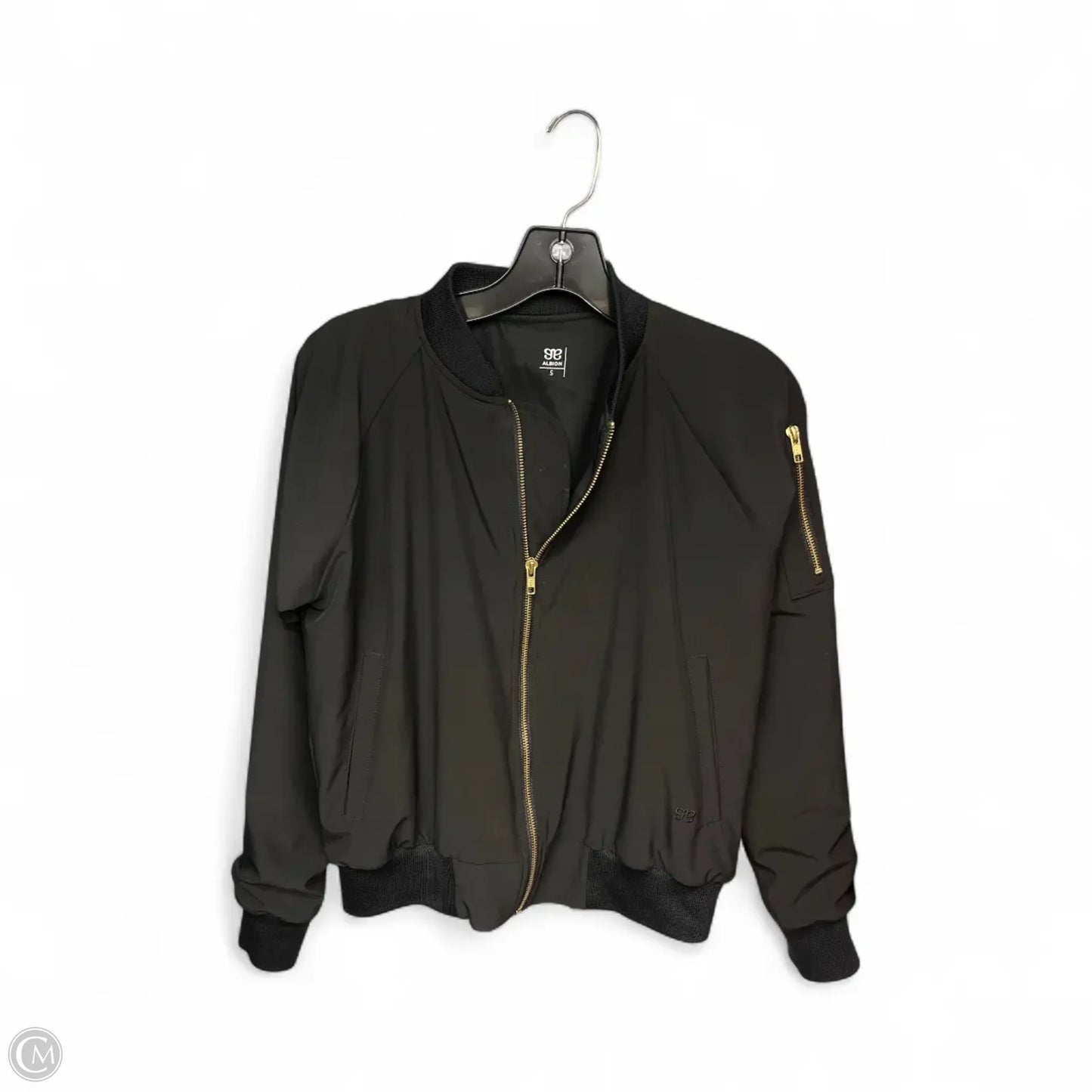 Jacket Windbreaker By Albion In Black, Size: S