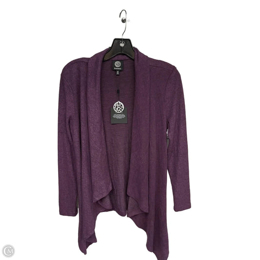 Cardigan By Bobeau In Purple, Size: Xs