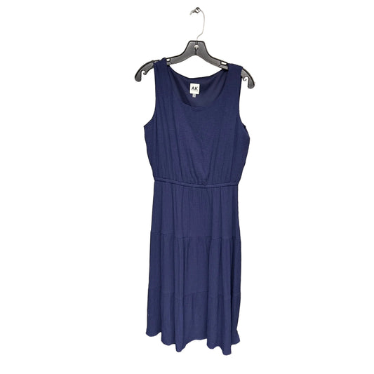 Dress Casual Maxi By Anne Klein In Navy, Size: M