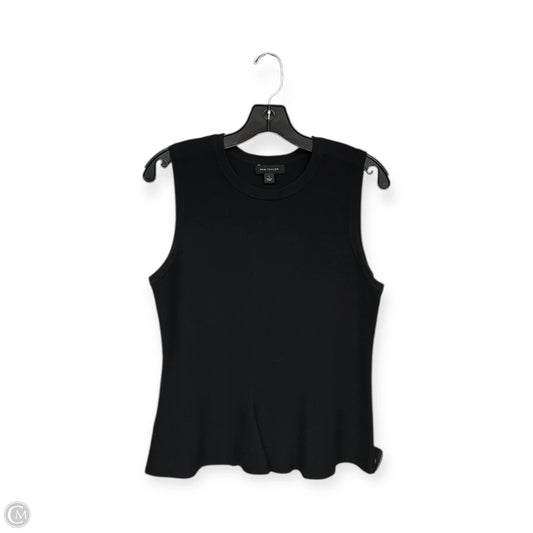 Top Sleeveless By Ann Taylor In Black, Size: L